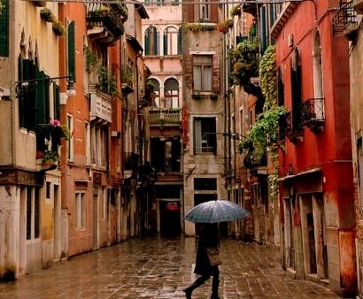 Rainy Day, Venice, Italy 