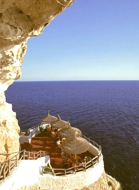 Seaside Cafe, Menorca, Spain