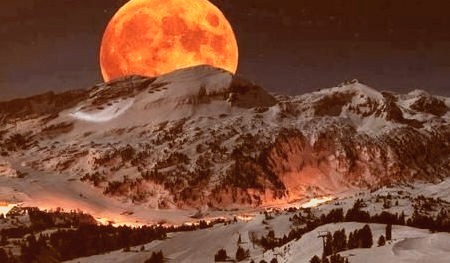Moonrise, Sequoia National Park, Sierra, Nevada