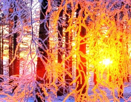 Frozen Sunset, Olulu, Finland