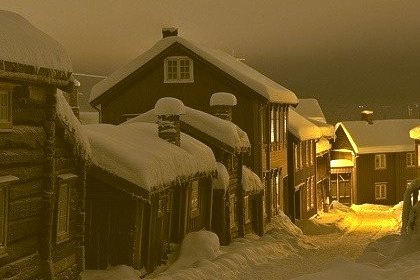 Winter's Night, Roros, Norway