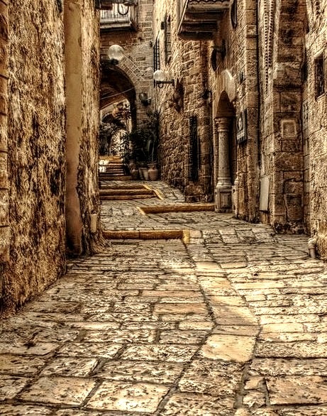 Medieval Street, Rhodes, Greece